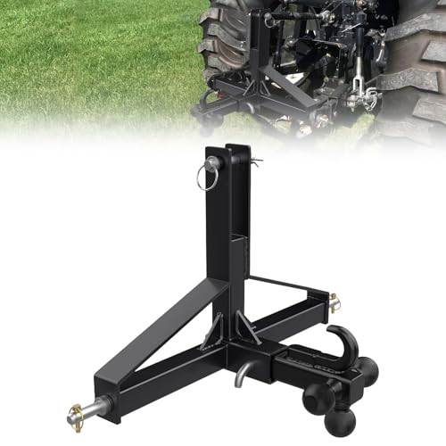 IDEALHOUSE 3-Point Tractor Hitch, Low Profile Design for Kubota Subcompact
