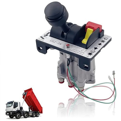 AV295 Pneumatic Control for Dump Truck Tipper, PTO Control Valve Set for Dump Pump, Power Take Off PTO Switch Dual Valve Air Kit with Kickout, Fit for AV-295 328388-79X 329358X K90
