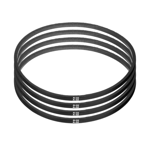 uxcell 4pcs A32 or 4L340 Classic Wrapped Rubber V-Belt, 32"(813mm) Inside Circumference, A Profile V Belt - size: A32
