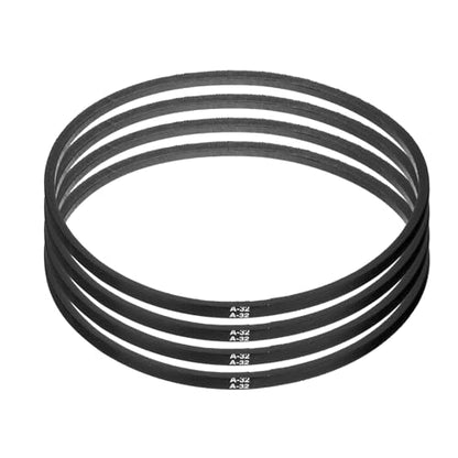 uxcell 4pcs A32 or 4L340 Classic Wrapped Rubber V-Belt, 32"(813mm) Inside Circumference, A Profile V Belt - size: A32