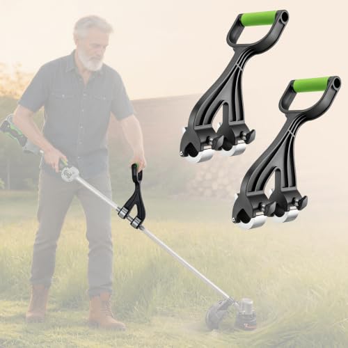 Back Saver Handle for Weed Eater,String Trimmer,Snow Shovel,Rake - size: Trimmer Handle-2 Pack