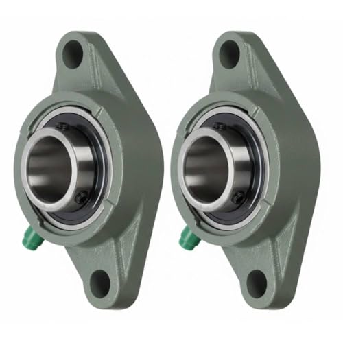UCFL208 (40mm) Flange Block 2 Bolt Bearing Bore Self-Alignment - size: UCFL208 (40mm)