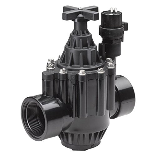 Rainbird Plastic PGA Series Combination Globe and Angle Electric Remote Control Valve, 2"/24 VAC - size: 2"/24 VAC