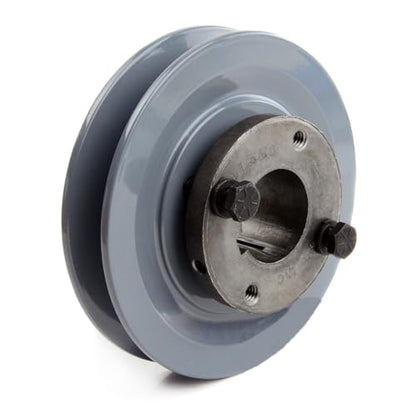 Cast Iron 4.75" Single Groove Pulley Belt A Section 4L with 1-3/16 Sheave Bushing AK49H
