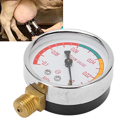 Zerodis Milking Machine Digital Vacuum Gauge, Multicolor Digital Design for Farm,