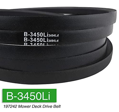 532197242 Mower Deck Belt 48 Inch, 197242 Replacement Belt