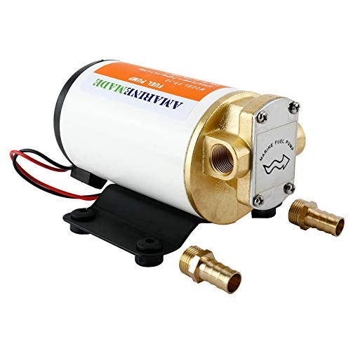 Amarine Made 12v Oil Scavenge Pump Self Priming Impeller Gear Pump