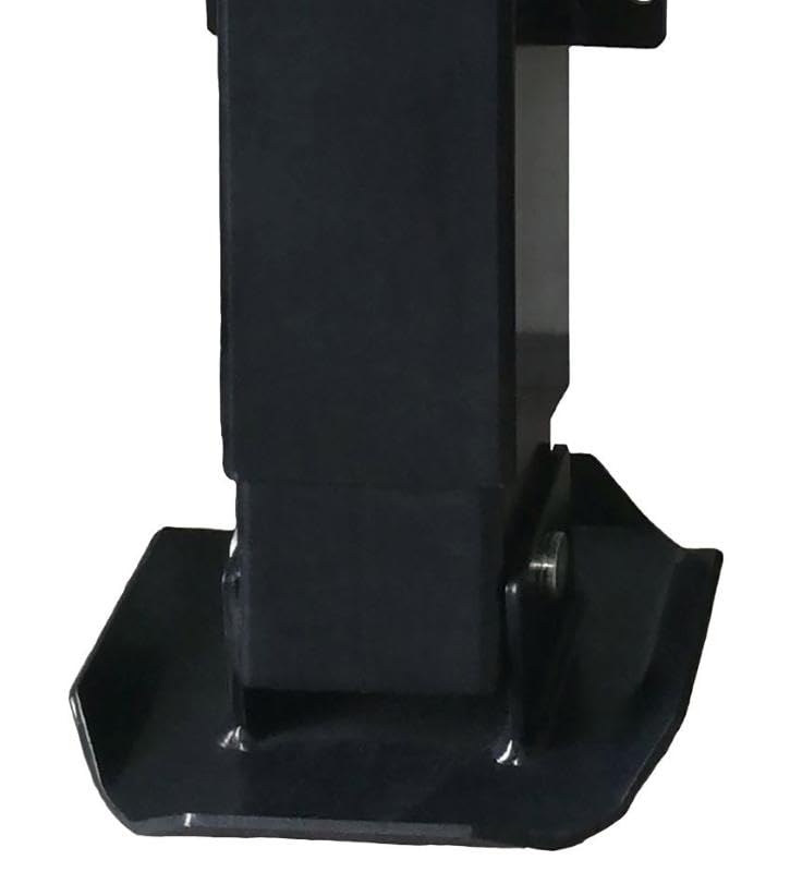 15K Self-Contained Hydraulic Jack Heavy-Duty Includes Corded Remote & Mounting Plate, Black