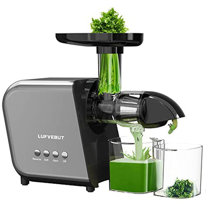 Cold Press Masticating Juicer 250W Slow Extractor for Whole Celery & Carort - color: Sliver