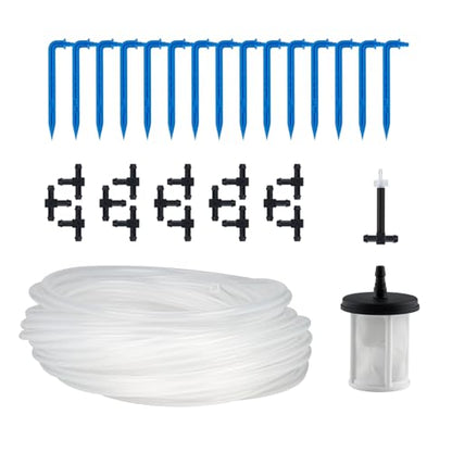 Automatic Plant Waterer Replacement Kit for 15 Potted Plants, Accessories Expansion Set for Auto Drip Irrigation Programmable Self Watering Timer Devices - size: Pack of 4