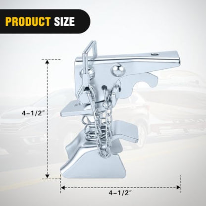 Nilight 1-7/8" Trailer Coupler Repair Kit with Chain 2000 lb Capacity - color: 1-7/8" /2000LBS