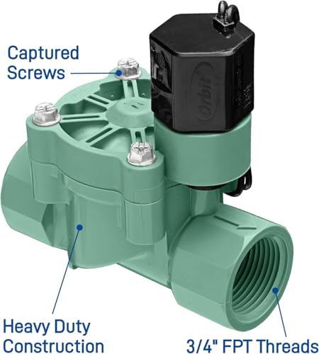2-Pack Orbit 57280 3/4" FPT L-Series Automatic Sprinkler Valve