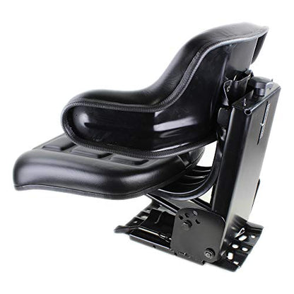 E-W222BL Wrap Around Black Universal Tractor Seat for John Deere, Ford, Massey Ferguson