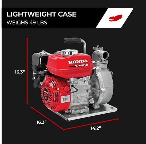 Honda WH15 1 1/2-Inch High Pressure Water Pump (WH15XT2A)