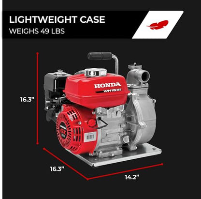 Honda WH15 1 1/2-Inch High Pressure Water Pump (WH15XT2A)