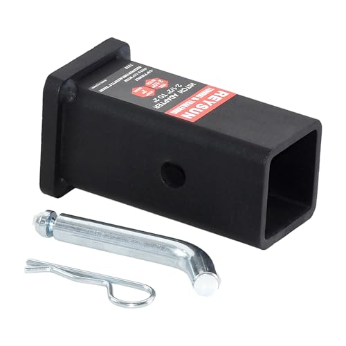 Trailer Hitch Adapter - 2.5 to 2 Inch, with Hitch Pin and Clip