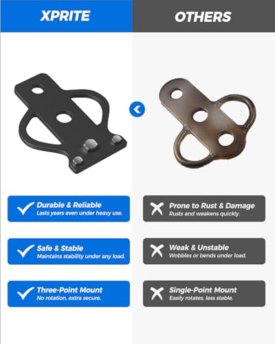 Xprite ATV/UTV 3-Way Hitch Adapter, 3500 lbs Steel Hitch Mount with Bolt - color: Stlye 3