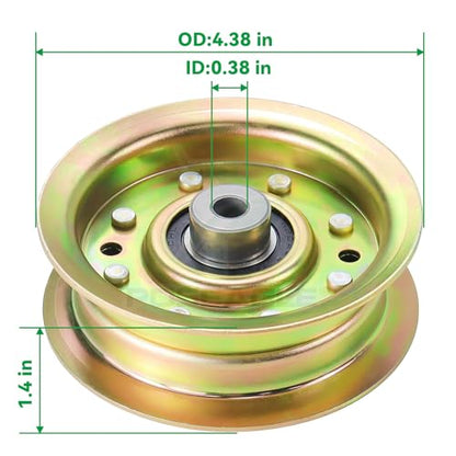 2 Pack 156493 Pulley for Husqvarna YTH180 YTH1746 YTH2046 Tractors - size: 2x173901