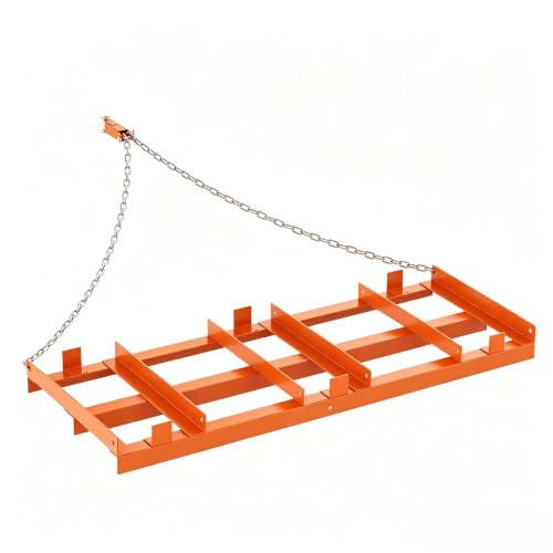 Garvee 4Ft Driveway Drag Harrow, Heavy-Duty Tow Behind Drag for ATV、UTV - size: 4 Ft