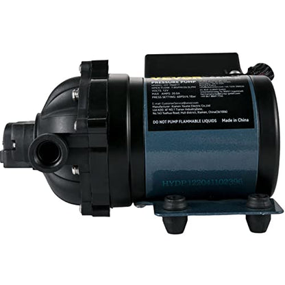 VEVOR Washdown Pump, 12V DC, 7 GPM 60 PSI, Max. 10 FT Lift Self Priming Water Pump, w/EPDM Valve, Universal Salt Water Strainer & Female/Male Thread, for RV, Marine Deck, Yacht - size: 12V, 7GPM, 60PSI
