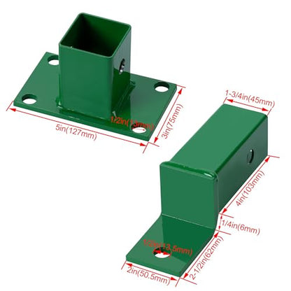 ECOTRIC Rear Tractor Zero Turn Trailer Hitch Lawn Mower Compatible with John Deere 400 Series Ztrac & 200, 400, 600 Series & Z224 Z225 Z245 Z445 Z425 Z465