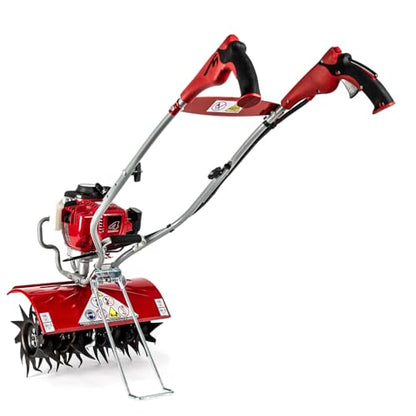 Mantis 7566-12-02 Deluxe XP 4-Cycle Tiller with Kickstand, 16-Inch