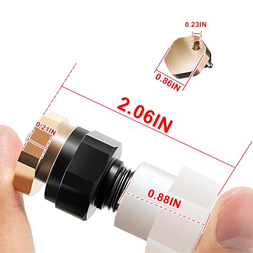 2-Pack BN2BP125FWX-CS Boomless Nozzle Full Pattern Broadcast Spray 16 Foot for Valley Industries & Master Manufacturing Use with 2.0 GPM 12V pumps