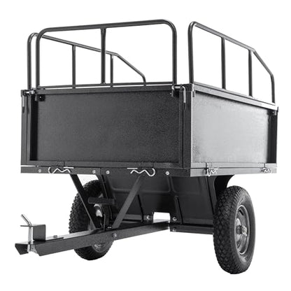 600LBS Steel Dump Cart, 17Cu.Ft.