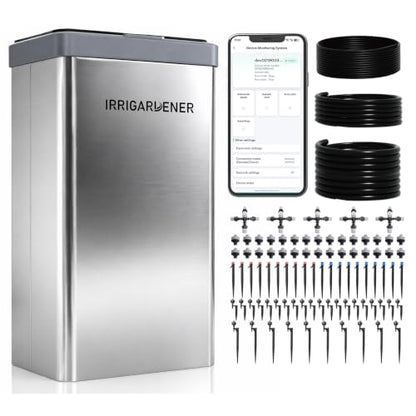 Smart Irrigation System App Remote Control 100W Custom Schedule Dual Zone - size: DPW-100W