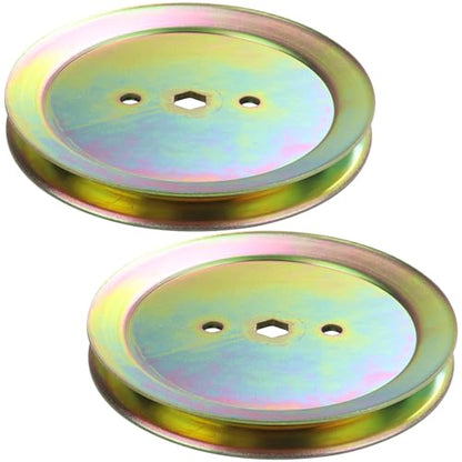 2 Pack GX20367 John Deere Pulley for John Deere D110 D130 L110 Deck - size: 2xGX20367N