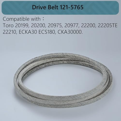 Holdly 121-5765 Deck Drive Belt, 1/2" x 30.1", Compatible with Toro TimeMaster, TurfMaster and Exmark Commercial 30" Mowers, Aramid Cord Wrapped V-Belt - size: 121 5765 SL