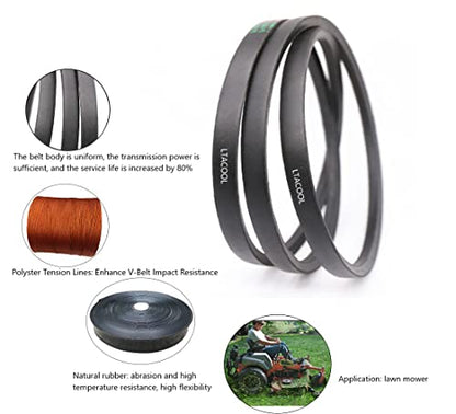 Lawn Mower Tractor Deck Belt 5/8" x 159" Replacement for Ferris5103753, 5103929