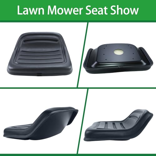 Lawn & Garden Tractor Riding Mower Seat Replacement for Most Brands LM2002 LMS2002 Mowers