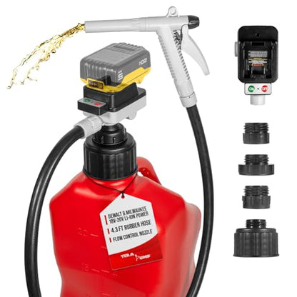 TERA PUMP Cordless Battery Powered Liquid Transfer Pump (4.0 GPM) - style: Manual Nozzle