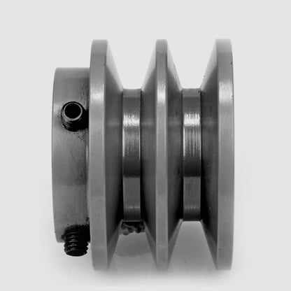 2AK27 7/8" Two Grooves Sheave Solid Pulley with OD: 2.65" inch ID: 7/8" Inch use for V-Belts Class A 4L, 2AK2778