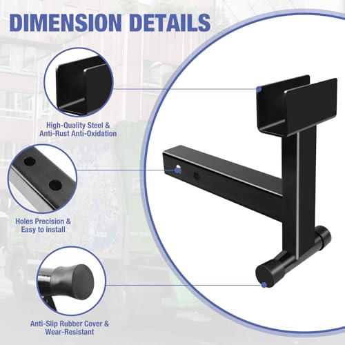 2" Trash Can Hauler Hitch, Trash Can Hitch, Trash Can Hauler