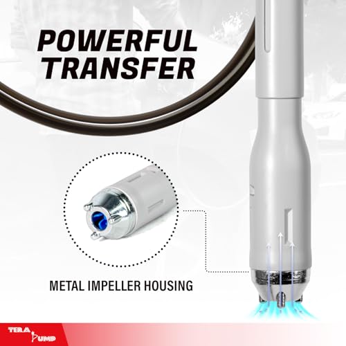 TERA PUMP 2nd Gen Fuel Transfer Pump, Cordless Portable - style: 4.9 ft Pump (Rechargeable)