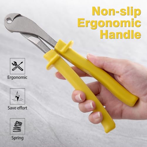 SPEEDWOX J-Clip Pliers Kit, Wire Cage Clips, Cage Building J-Clips, Yellow