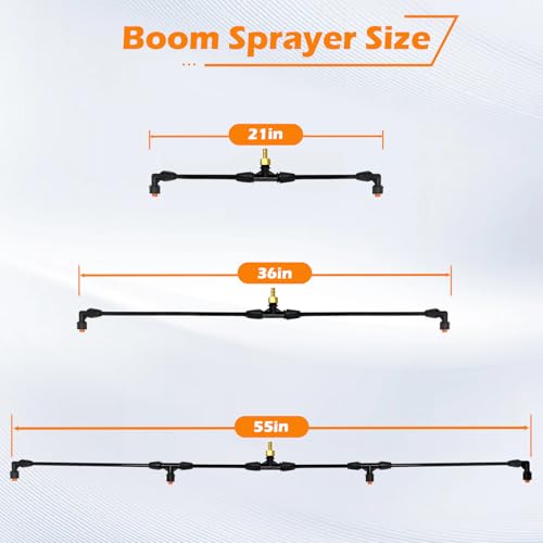 4 Nozzles Sprayer Boom Wand with 3/8 Inch Brass Fitting