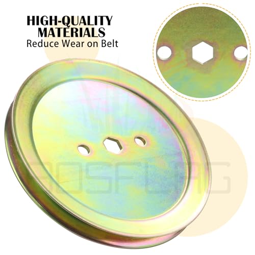 2 Pack GX20367 John Deere Pulley for John Deere D110 D130 L110 Deck - size: 2xGX20367N