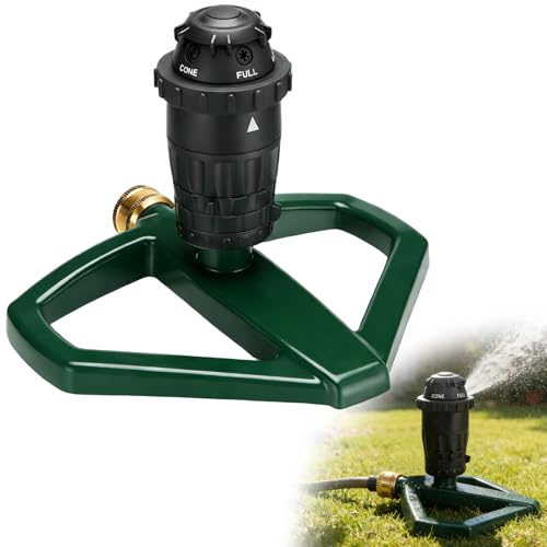 Acostop Sprinklers for Yard with Sturdy Zinc Alloy Base