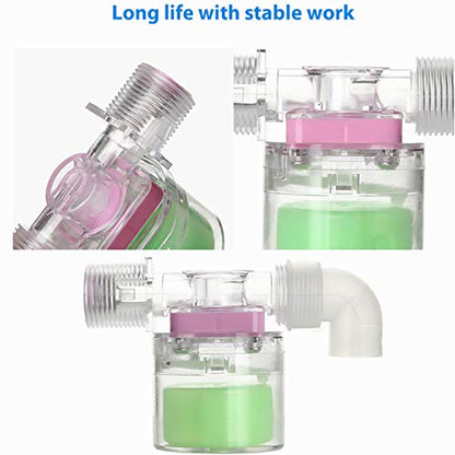Transparency Water Float Valve, Water Level Control Water Tank Traditional Float Valve Upgrade (1/2“ SIDE) - size: 1/2“ SIDE