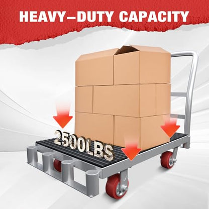 2IN1 Heavy Duty Panel Truck, 42" x 24" Platform Cart