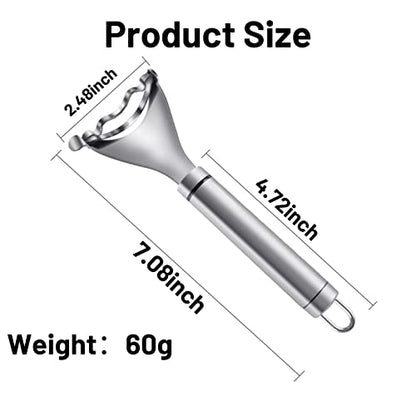 2PCS Corn Planer Cutter Thresher Peeler, Corn Thresher Cob Stripper Tool,Premium Stainless Steel Corn Thresher Cob Remover tool with Ergonomic Handle