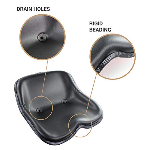 Eparts, Inc. DirectFit Black Tractor Seat for Kubota L275, L235
