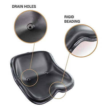 Eparts, Inc. DirectFit Black Tractor Seat for Kubota L275, L235