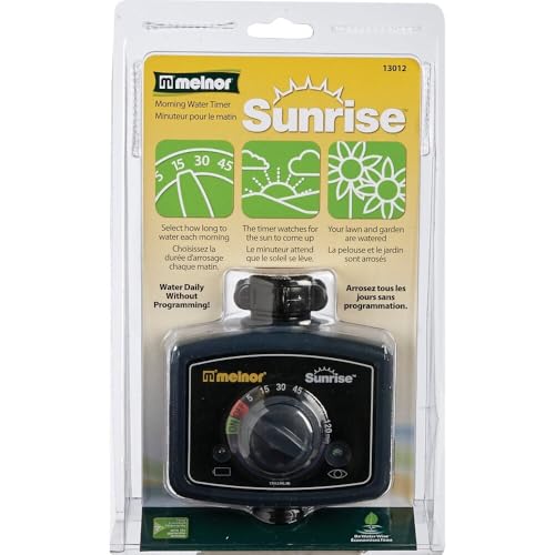 Melnor Sunrise Morning Water Timer - Automatically Water Your Lawn and Garden When Sun Rises - style: Timer