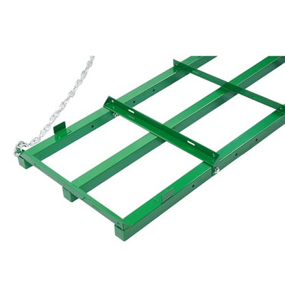 6FT Drag Harrow Driveway Grader Tow Behind Drag Lawn Leveling Rake