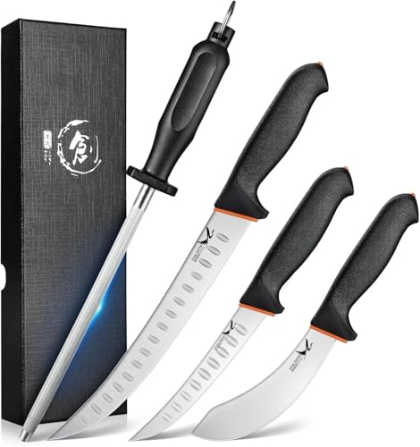 Golden Bird Butcher Knife Set for Meat Cutting, Gifts for Men Women - size: 10.01 inches