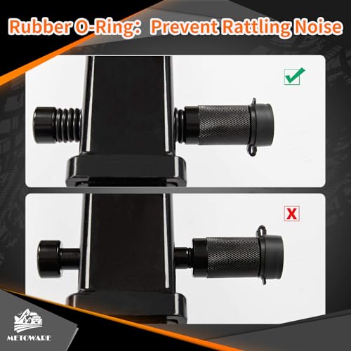 METOWARE Trailer Hitch Lock, Fit 2"-3-1/2" Class III/IV/V Receiver, 1 Pack - size: 1 Pack